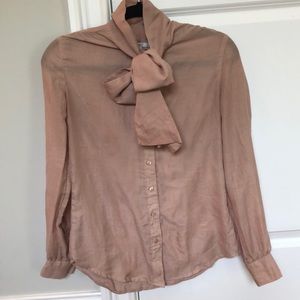 Gap tie front blouse